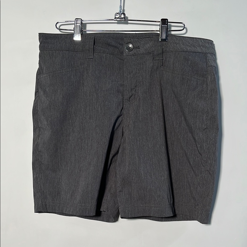 EDDIE BAUER Travex Horizon Stretch Outdoor 4 Pocket Grey Camp Hiking Shorts 10